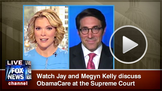 Watch Jay and Megyn Kelly Discuss ObamaCare at the Supreme Court